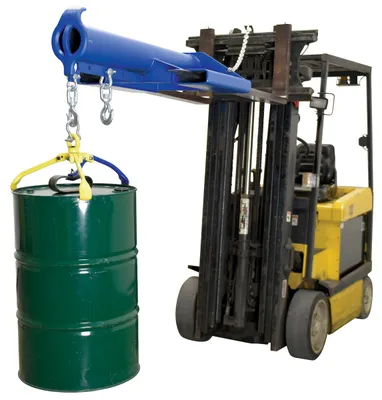 Vestil LMS-EBNT-40-6 shorty lift master fork truck boom shown from an alternate angle