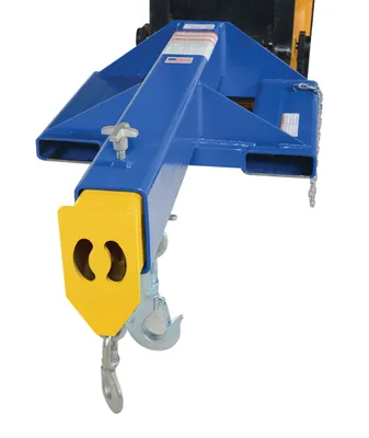 Vestil LMS-EBT-46-8 shorty lift master fork truck boom shown from an alternate angle