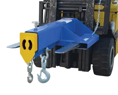Vestil LMS-EBT-46-8 shorty lift master fork truck boom shown from an alternate angle