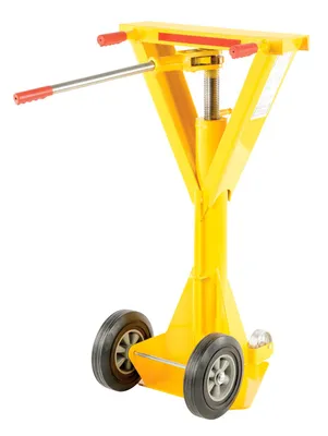Vestil LO-J-BEAM trailer stabilizing jack shown from an alternate angle