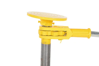Vestil LO-J trailer stabilizing jack shown from an alternate angle