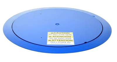 Vestil LP-4000T-45 thin spin shown from an alternate angle