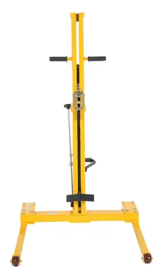Vestil LPDT manual low profile hydraulic drum truck shown from an alternate angle