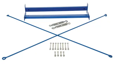 Vestil MB-C-8-36 medium-duty cantilever racking shown from an alternate angle