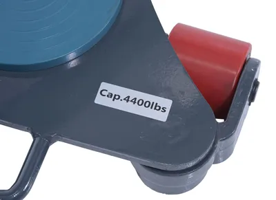 Vestil MDSKT-4-NHDL machinery skate shown from an alternate angle