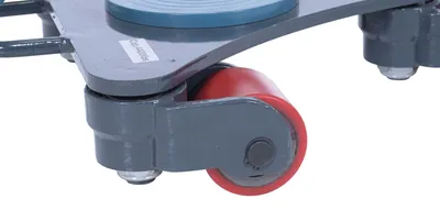 Vestil MDSKT-4-NHDL machinery skate shown from an alternate angle