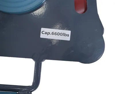 Vestil MDSKT-6-NHDL machinery skate shown from an alternate angle