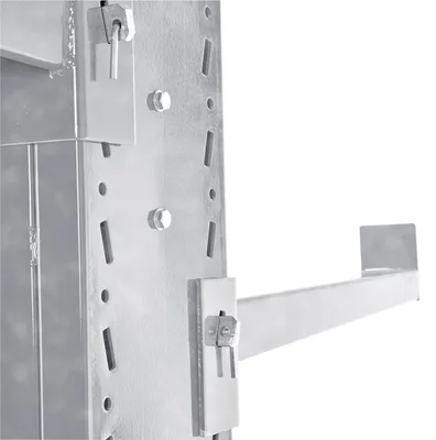 Vestil MDU-C-6-36-G-SET galvanized cantilever rack kit shown from an alternate angle