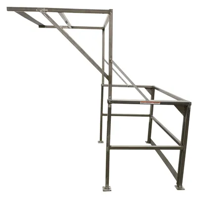 Vestil MEZZ-200-SS mezzanine safety gate shown from an alternate angle