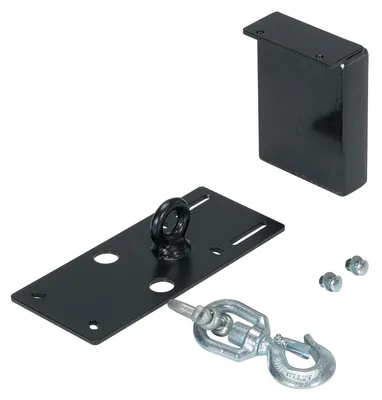 Vestil Swivel Hook Plate 21-9/16 In. x 8 In. x 19-1/8 In. 1500 Lb. Capacity For Mini Cable Hoist Black