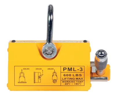 Vestil ML-6 magnetic lifter shown from an alternate angle