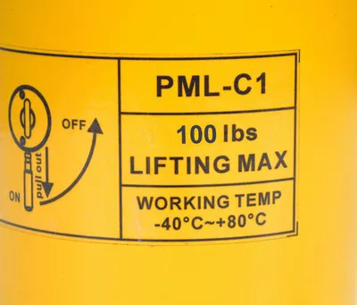 Vestil ML-C-2 magnetic lifter shown from an alternate angle