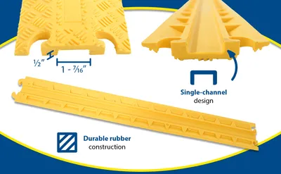 Vestil MRHR-39-YL cable guard feature highlights