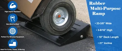 Vestil MRR-2310 multi-purpose ramp feature highlights