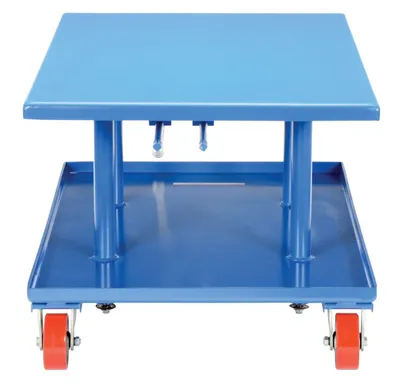 Vestil MT-3048-LP mechanical post table shown from an alternate angle