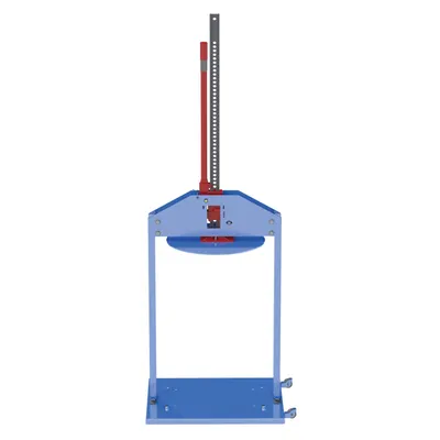 Vestil MTC-55 mechanical trash compactor shown from an alternate angle