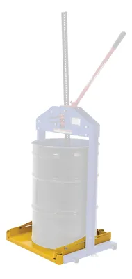 Vestil MTC-RB mechanical trash compactor shown from an alternate angle
