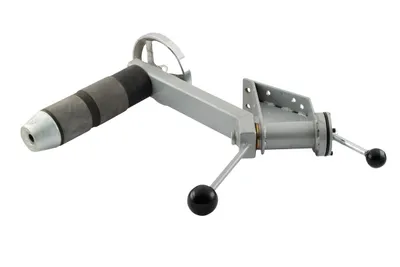 Vestil Steel Reel Rotator Manual Work Positioner Attachment 16-7/16 In. x 7-1/2 In. x 20-5/8 In. Gray 200 Lb. Capacity