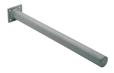 Vestil Steel Single Spindle Manual Work Positioner Attachment 23-3/4 In. x 3 In. x 3-1/2 In. Silver