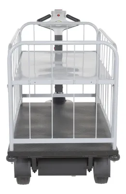 Vestil NE-CART-3 traction-drive cart shown from an alternate angle