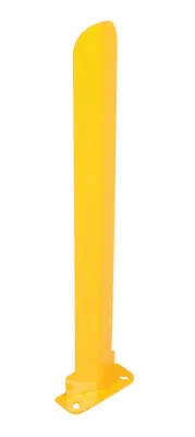 Vestil Steel Low Profile Rack Guard 3 In. x 8 In. x 35-7/8 In. Yellow