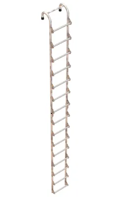Vestil Galvanized Tank Access Ladder 15 Ft. 300 Lb. Capacity Silver