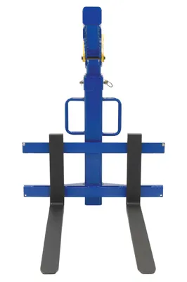 Vestil OLA-4-42-DLX overhead load lifter shown from an alternate angle