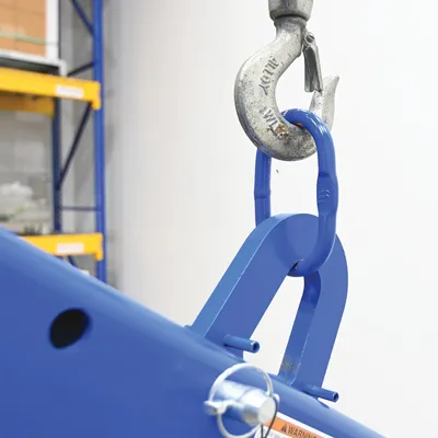 Vestil OLA-4-42 overhead load lifter shown from an alternate angle
