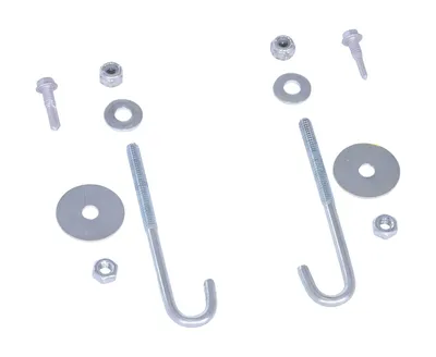 Vestil Chrome Plated Steel Crown Pallet Truck Caddy Hardware Kit Silver