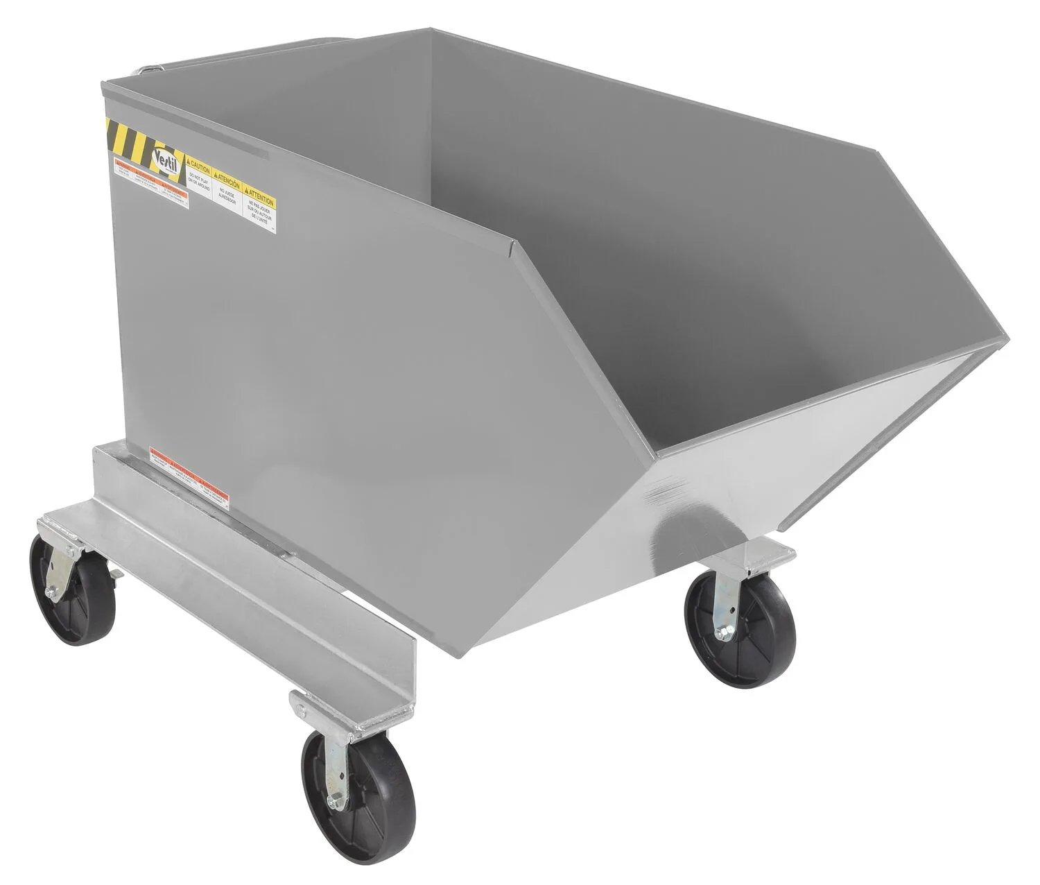 Vestil P-HOP-0.75-SL portable steel hopper
