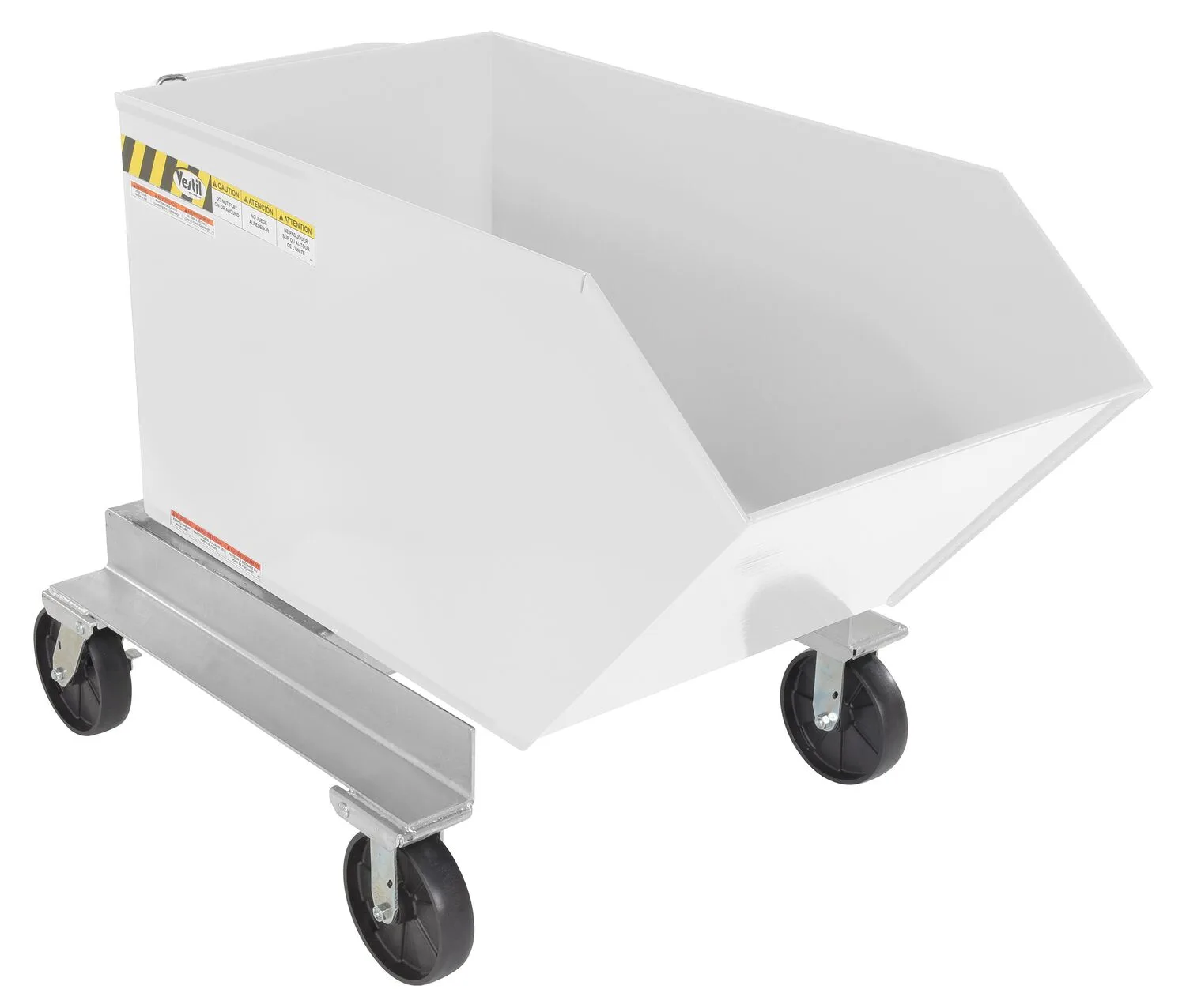 Vestil P-HOP-0.75-WT portable steel hopper