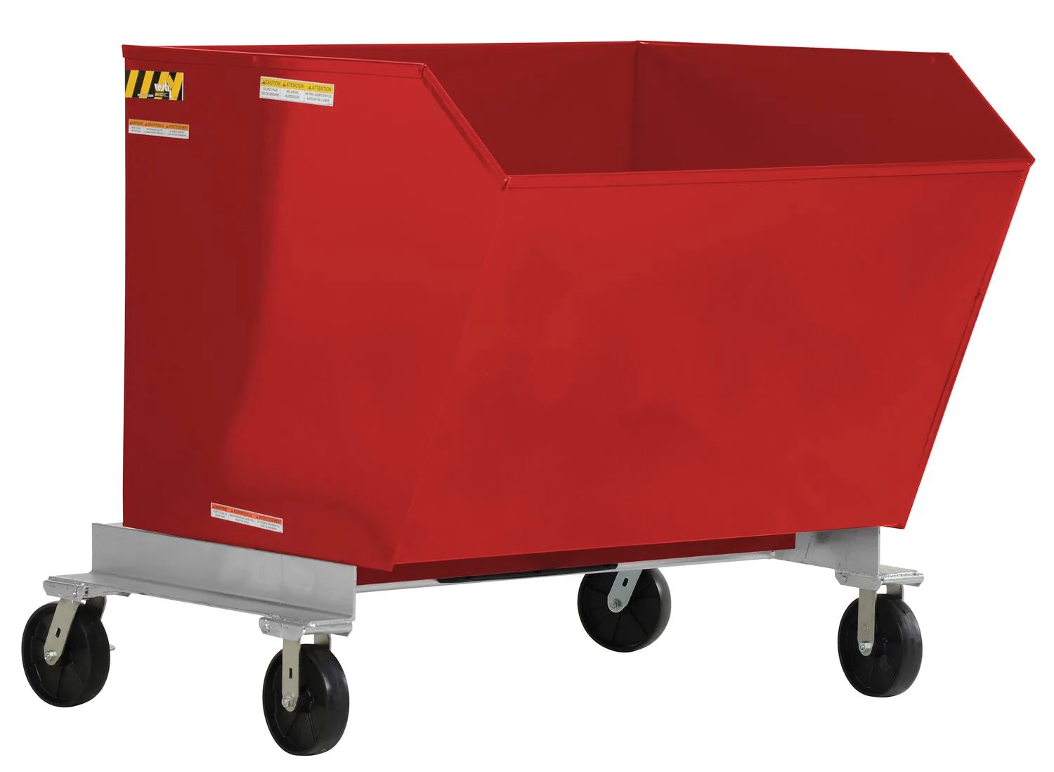 Vestil P-HOP-1.5-RD portable steel hopper
