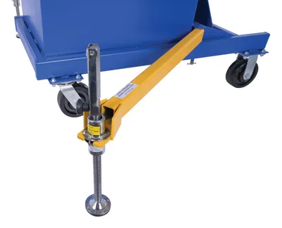 Vestil P-JIB-4 portable cantilever hoist shown from an alternate angle