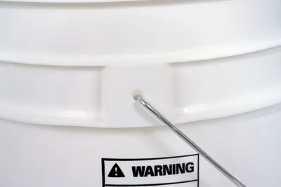 Vestil PAIL-6-PWS pail shown from an alternate angle