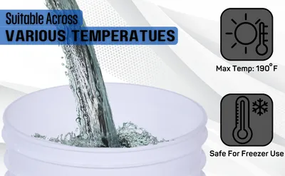 Vestil PAIL-6-PWS pail feature highlights