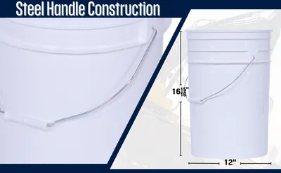 Vestil PAIL-6-PWS pail feature highlights