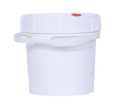 Vestil PAIL-SCR-35-W pail shown from an alternate angle