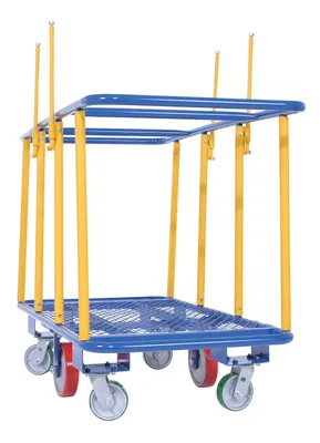 Vestil PANEL-H horizontal panel cart shown from an alternate angle