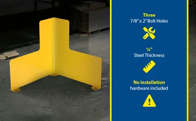 Vestil PCG-24 corner guard feature highlights