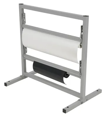 Vestil PDS-2-24 paper dispenser stand shown from an alternate angle
