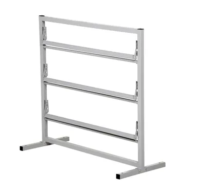 Vestil Steel Paper Dispenser Stand 3 Tiered 24 In. Roll Width 219 Lb. Capacity Gray