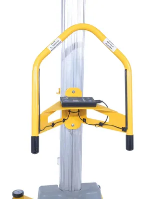 Vestil PEL-100A-D3-SWA material pallet stretch wrap machine shown from an alternate angle