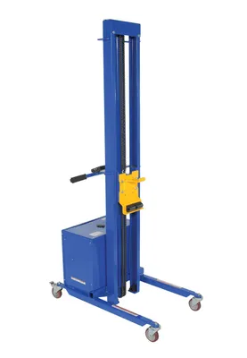 Vestil Steel Quick Lift DC Powered Keg Lift 72 In. Raised Height 400 Lb. Capacity