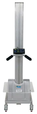Vestil PEL-88A-D3 powered quick lift shown from an alternate angle