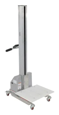 Vestil Aluminum Quick Lift DC Powered Lift 57 In. Raised Height 175 Lb. Capacity
