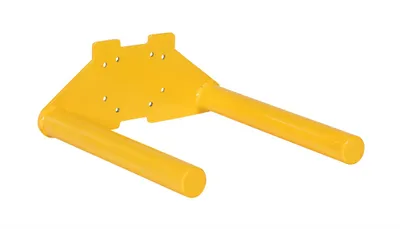 Vestil Steel Quick Lift Double Spindle Attachment For PEL Models Yellow