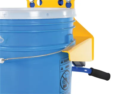 Vestil PEL-PL-5 powered quick lift shown from an alternate angle