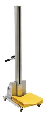 Vestil Steel Quick Lift V-Block Attachment Yellow For PEL Models