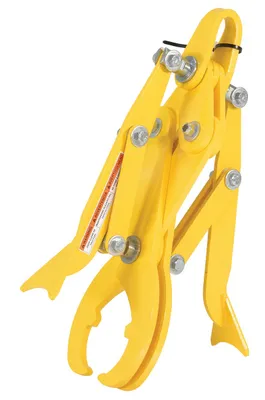 Vestil Steel Heavy Duty Pipe Grab For Cast Iron Pipes 41-1/8 In. x 18-11/16 In. x 29-3/4 In. 1400 Lb. Capacity Yellow