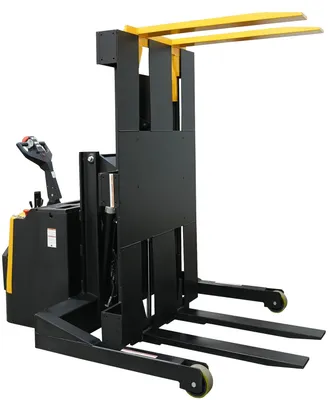 Vestil Steel Portable Pallet Inverter 32 In. to 54 In Fork Opening 3000 Lb. Capacity Yellow/Black